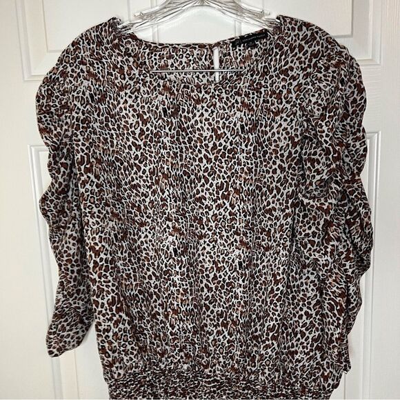 Adrianna Papell Blouse with Ruched Arms, Size Medium. Excellent Condition. - Picture 1 of 7